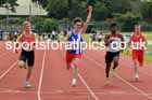 Mens Under-17s 100 metres, 2023 Northern Under-13s, Under-15s and Under-17s, Middlesbrough.  Photo: David T. Hewitson/Sports for All Pics